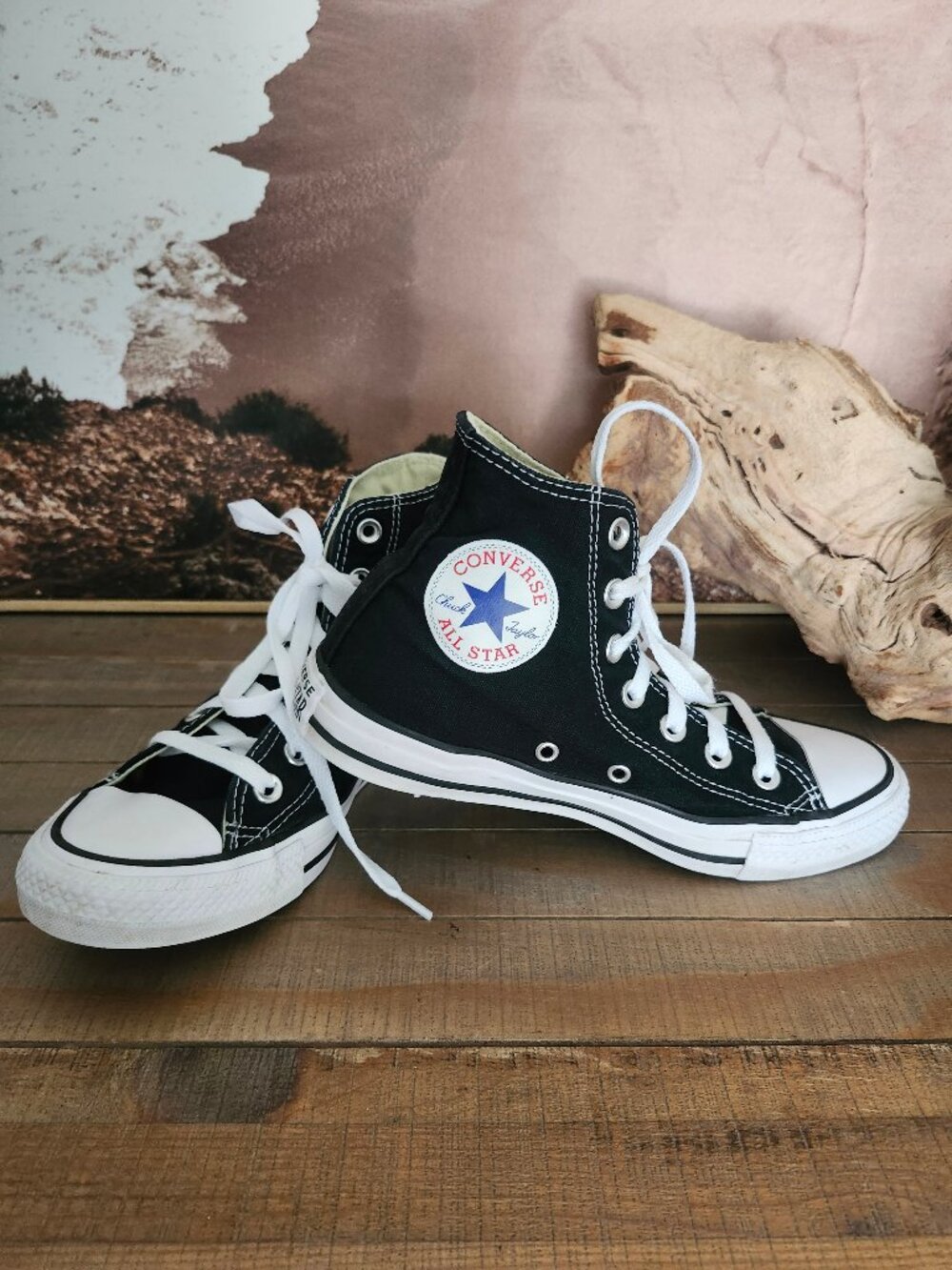 CONVERSE Chuck Taylor All Star High Tops M9160 Black/White Men's 5 - Women's 7